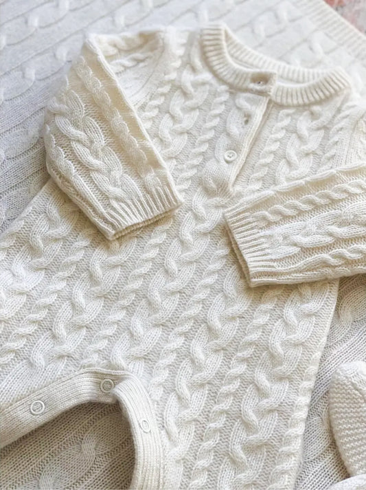 Cable Knitted Cashmere Gift Set